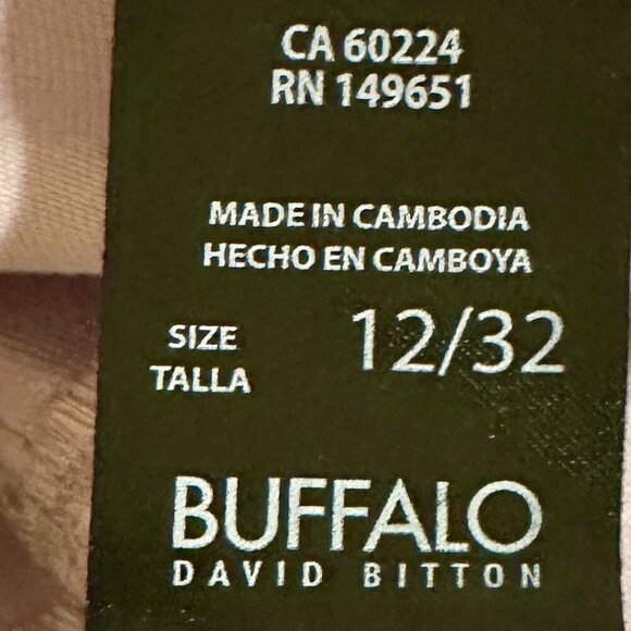Buffalo David Bitton High-Rise Brigette Soft Stretch Crop Pants Women's Size 12 - Picture 7 of 14